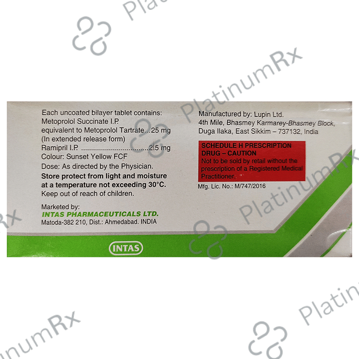 Embeta R 23.75/2.5mg Tablet 10s