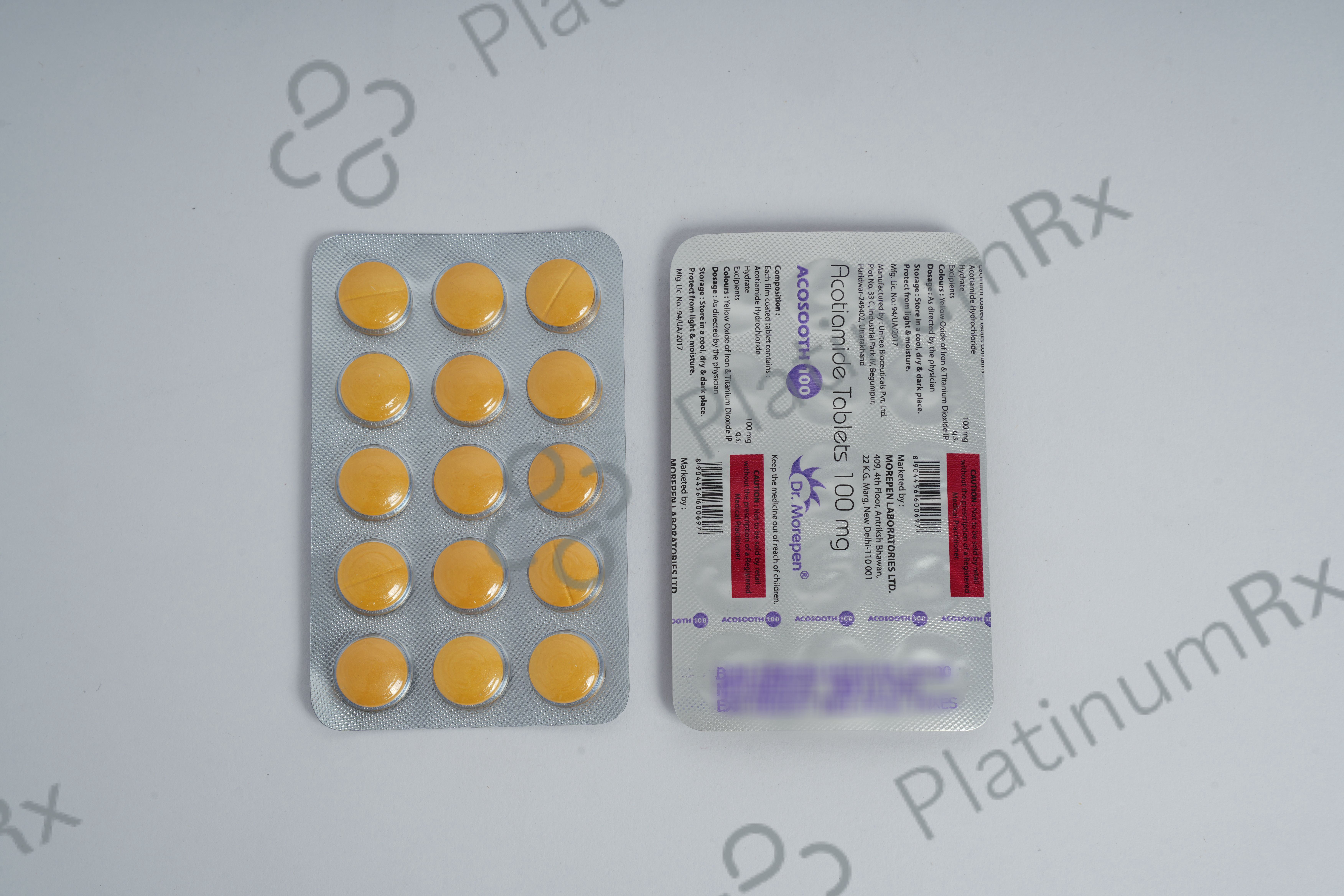 Acosooth 100mg Tablet 15s
