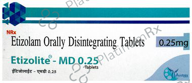 Etizolite-MD 0.25 Tablet