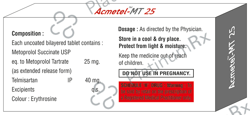 Acmetel-MT 25 Tablet ER