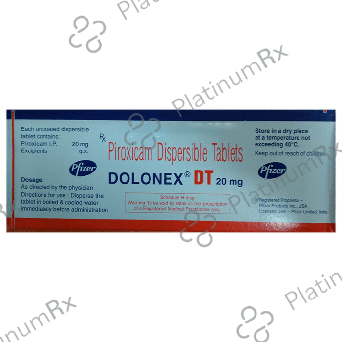 Dolonex DT 20mg Tablet 15s
