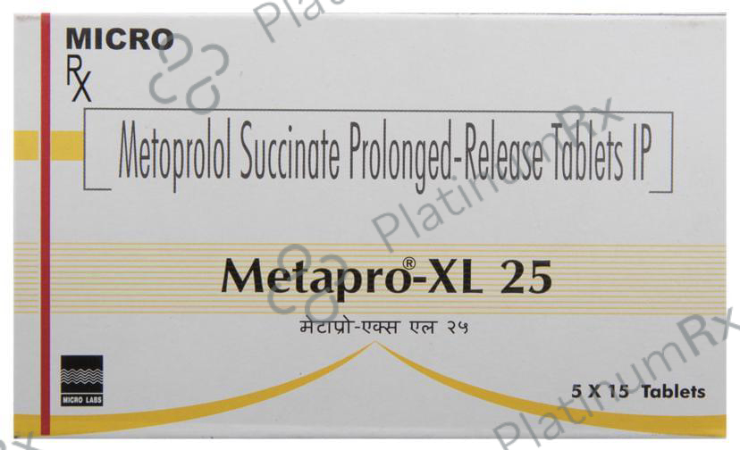 Metapro XL 25mg Tablet 15s