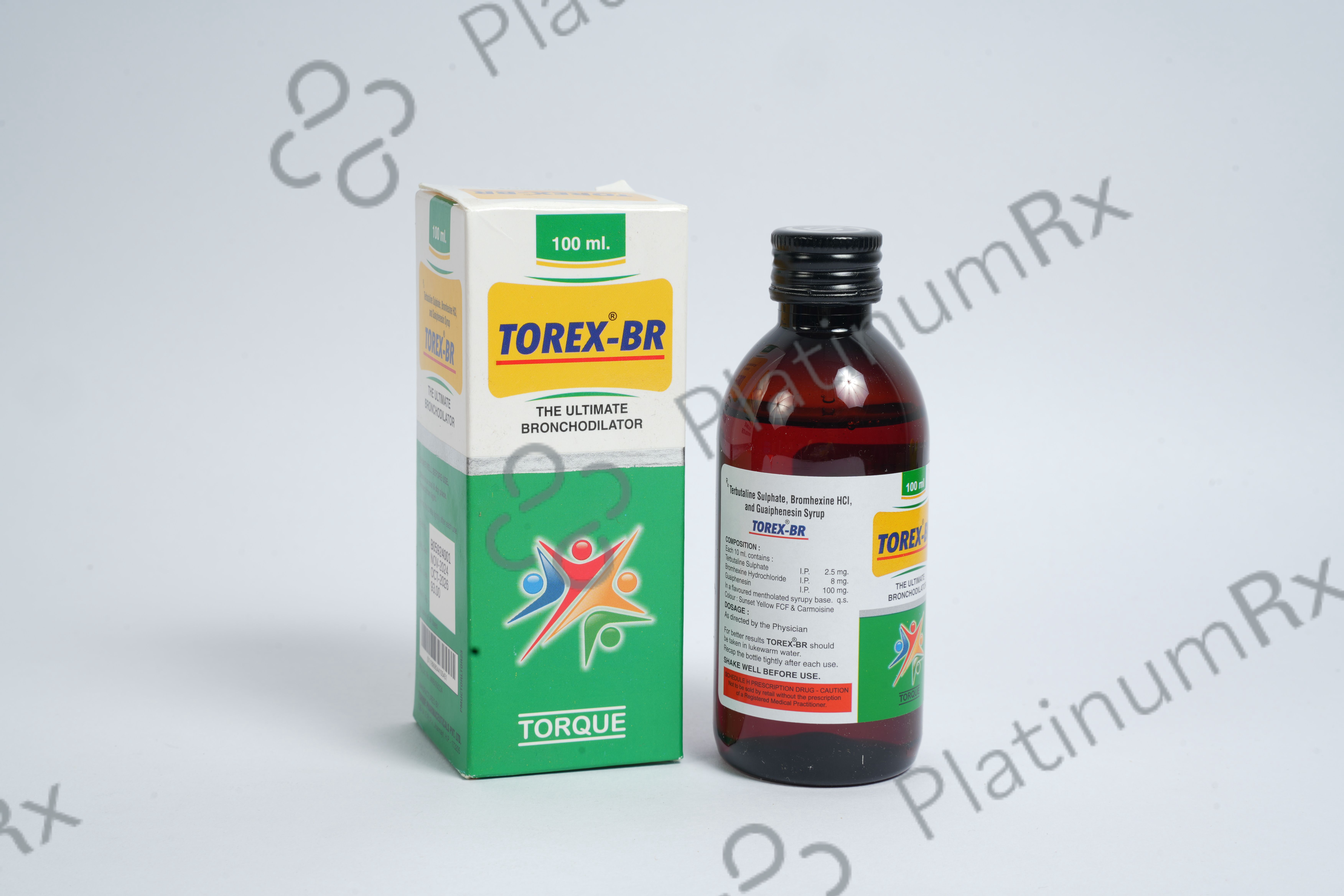 Torex BR 100/2.5/8mg Syrup 100ml