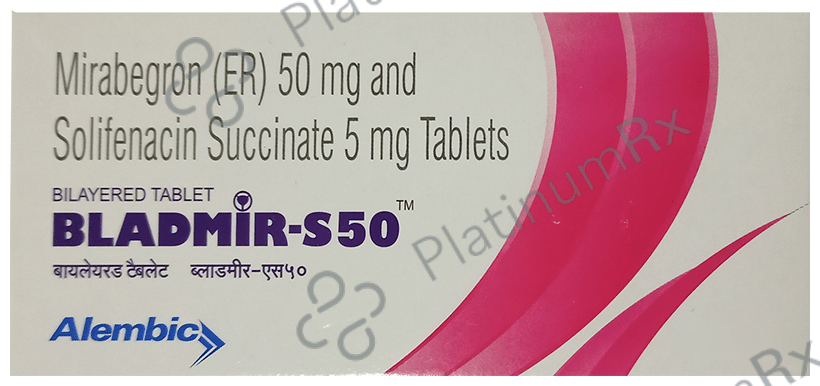 Bladmir S 50/5mg Tablet ER 10s