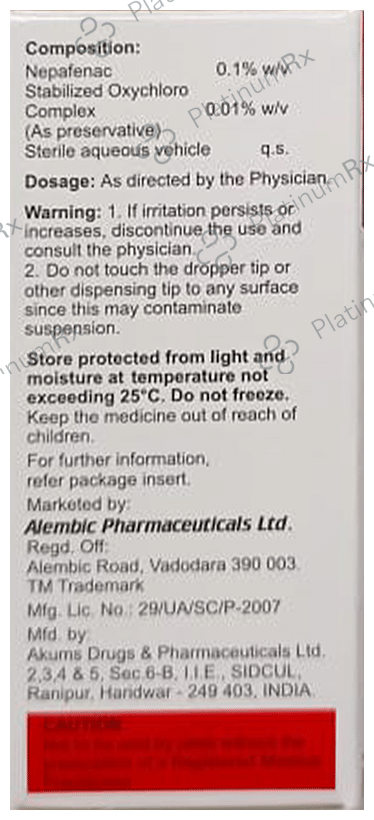 Avanep BF Ophthalmic Suspension 5ml