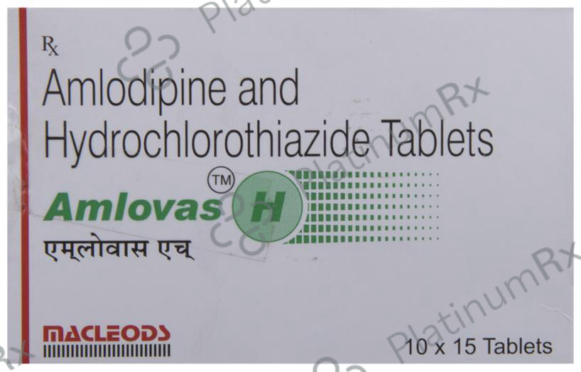Amlovas H 5/12.5mg Tablet 15s