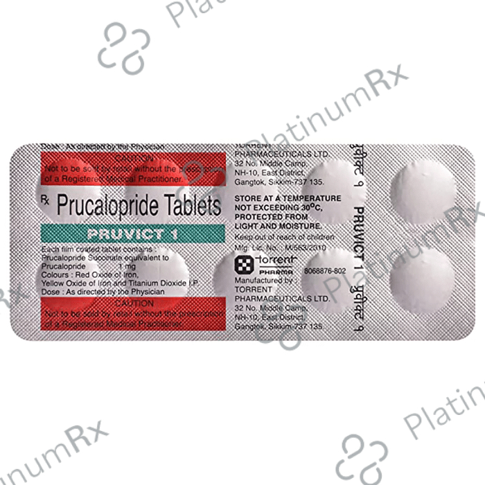 Pruvict 1mg Tablet 10s