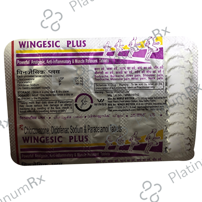 Wingesic Plus Tablet