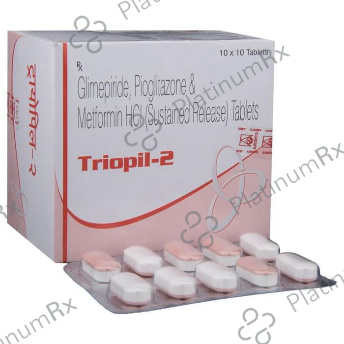 Triopil 2/500/15mg Tablet SR 10s