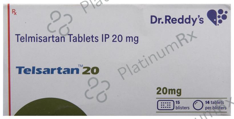 Telsartan 20 Tablet 14 Tablet