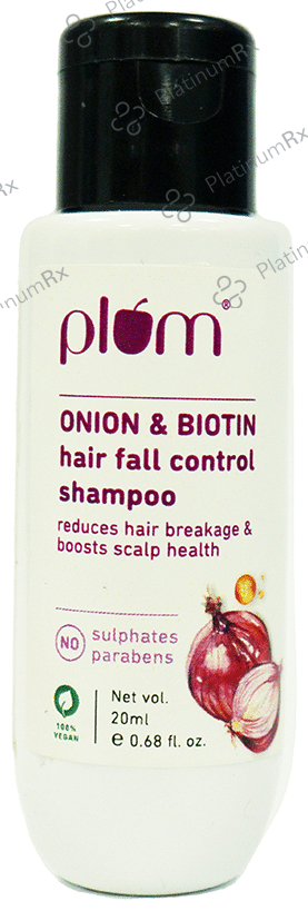 Plum Onion & Biotin Hair Fall Control Shampoo 20 ml