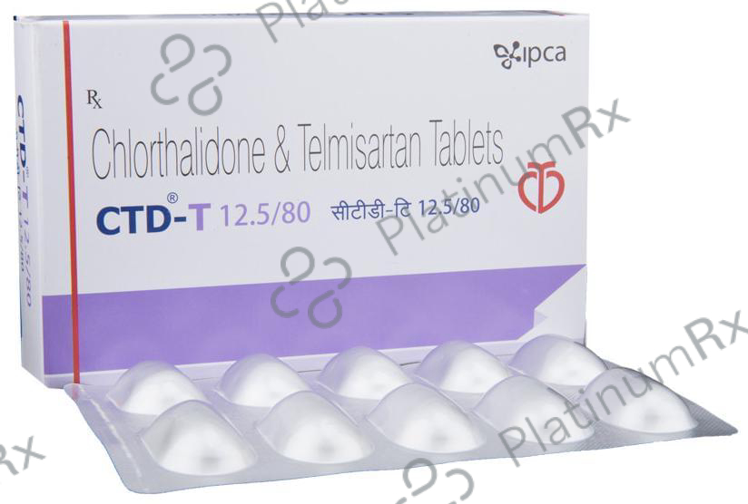 CTD T 12.5/80mg Tablet 10s