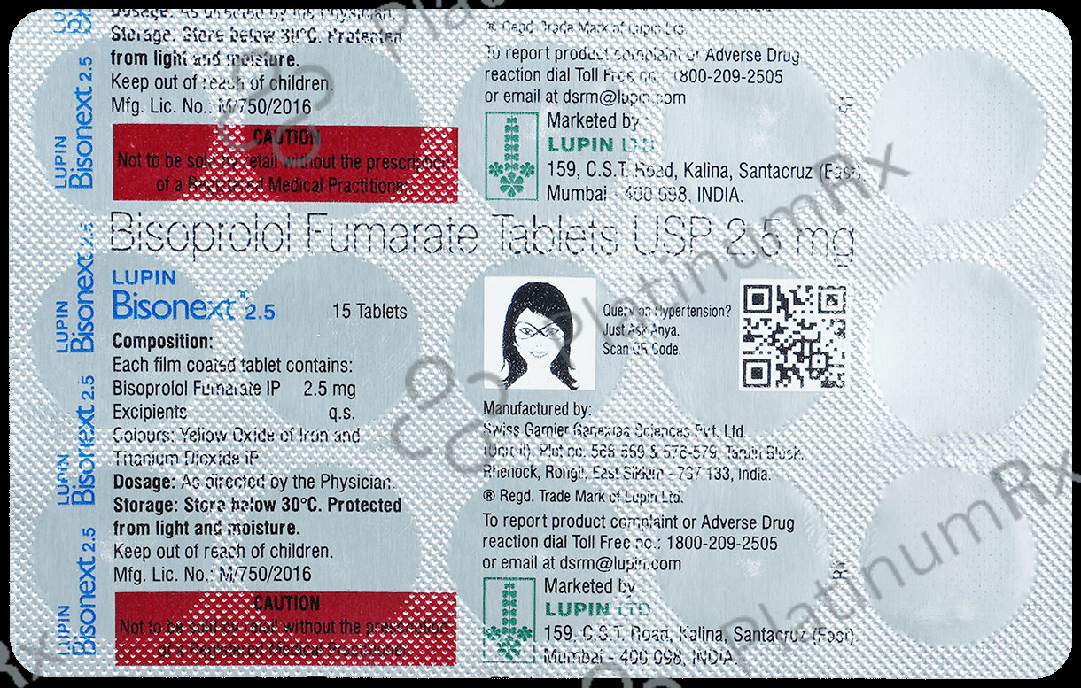 Bisonext 2.5mg Tablet 15s