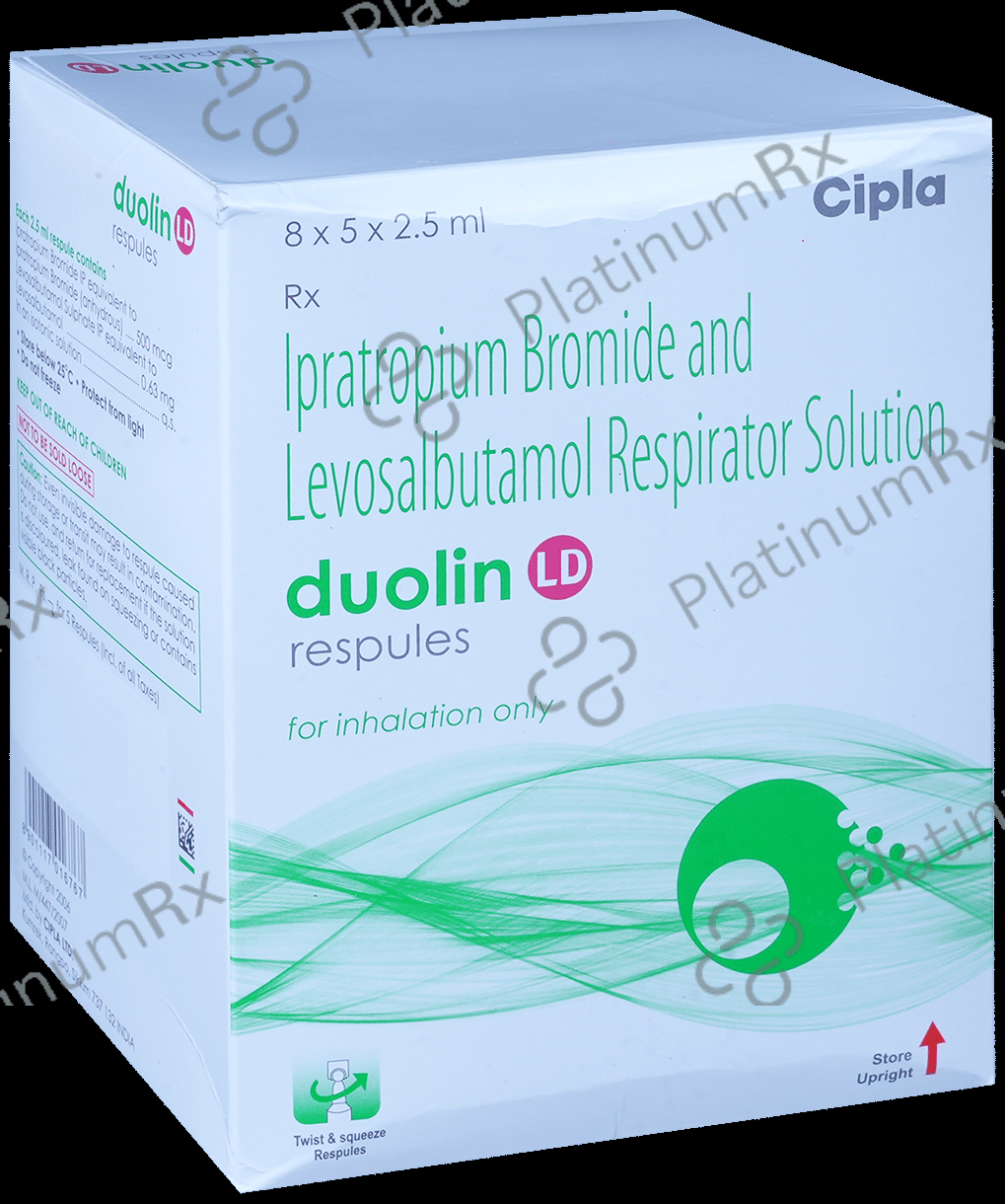 Duolin LD 2.5ml 500mcg/0.63mg Respule 5s