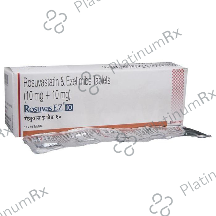 Rosuvas EZ 10/10mg Tablet 10s