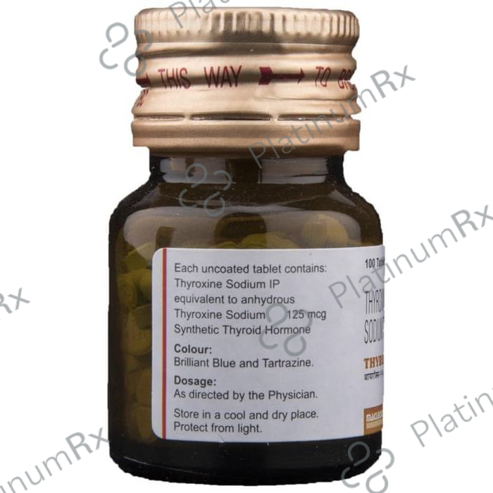 Thyrox 125 Tablet 100 tablets