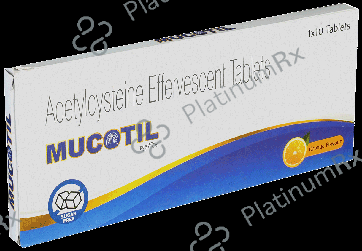 Mucotil Effervescent Tablet Orange