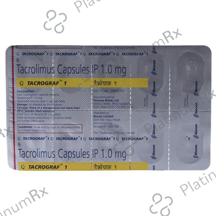 Tacrograf 1mg Capsule 10s
