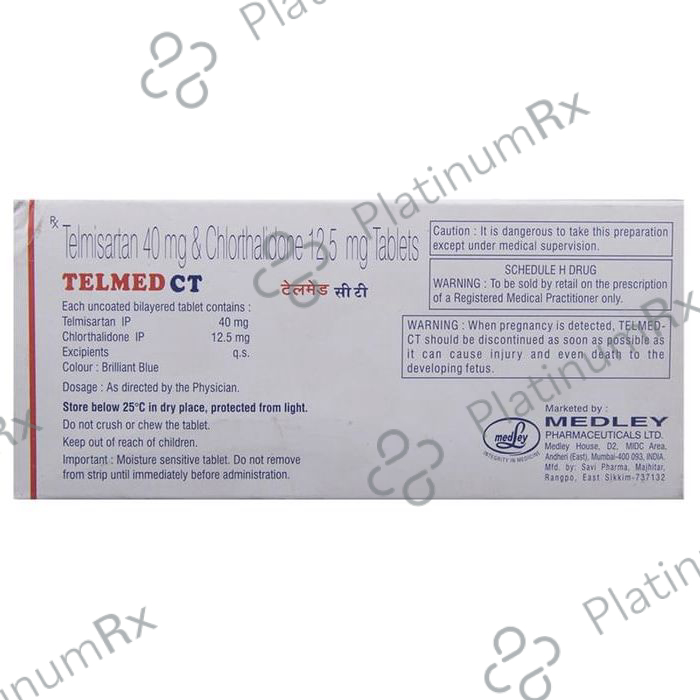 Telmed CT 12.5/40mg Tablet 10s