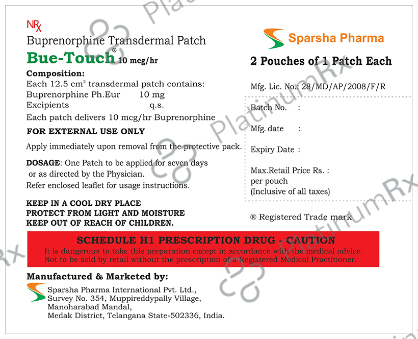 Bue Touch 10mg Patch