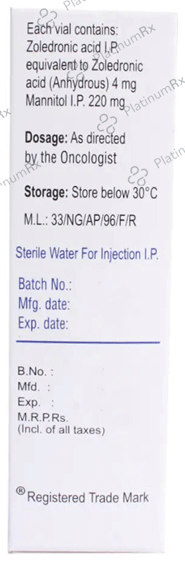 Zoldonat 4mg Injection 1s