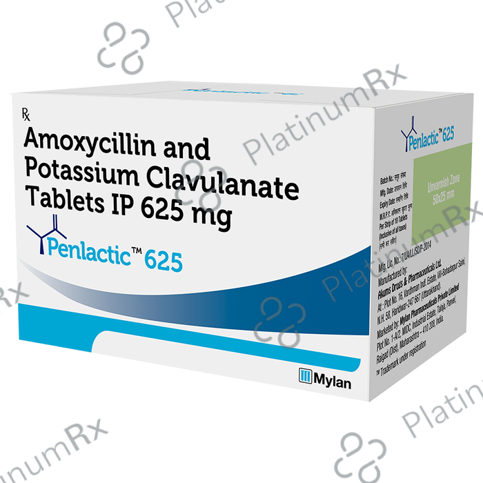 Penlactic 500mg/125mg Tablet