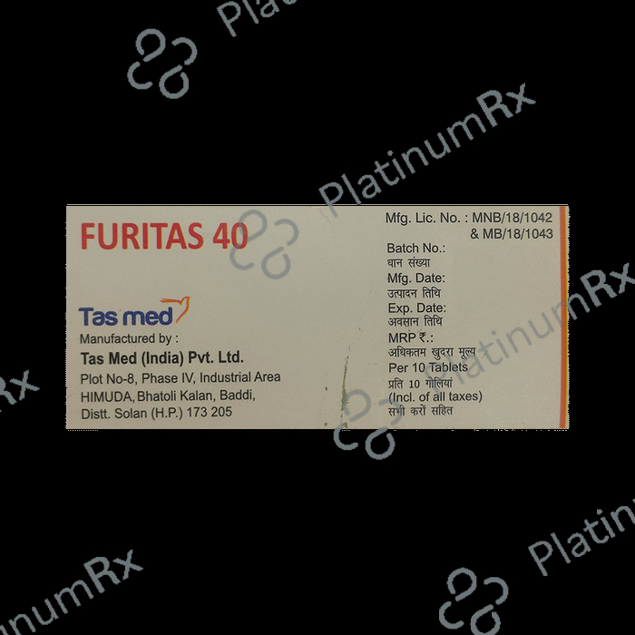 Furitas 40mg Tablet