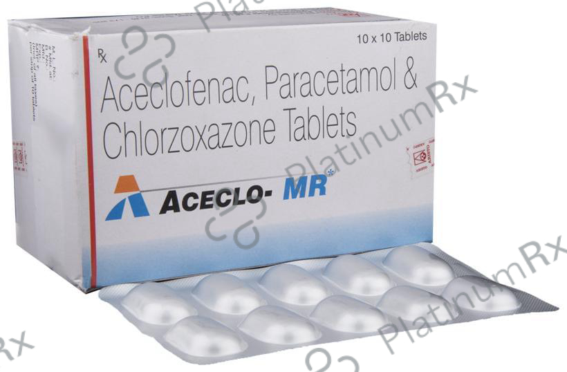 Aceclo MR 100/500/325mg Tablet 10s
