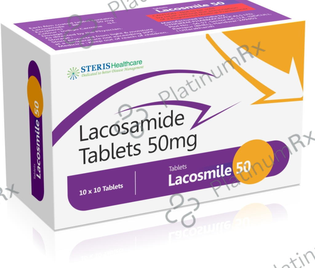 Lacosmile 50mg Tab 10s