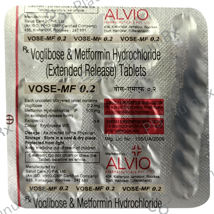 Vose-MF 0.2 Tablet ER
