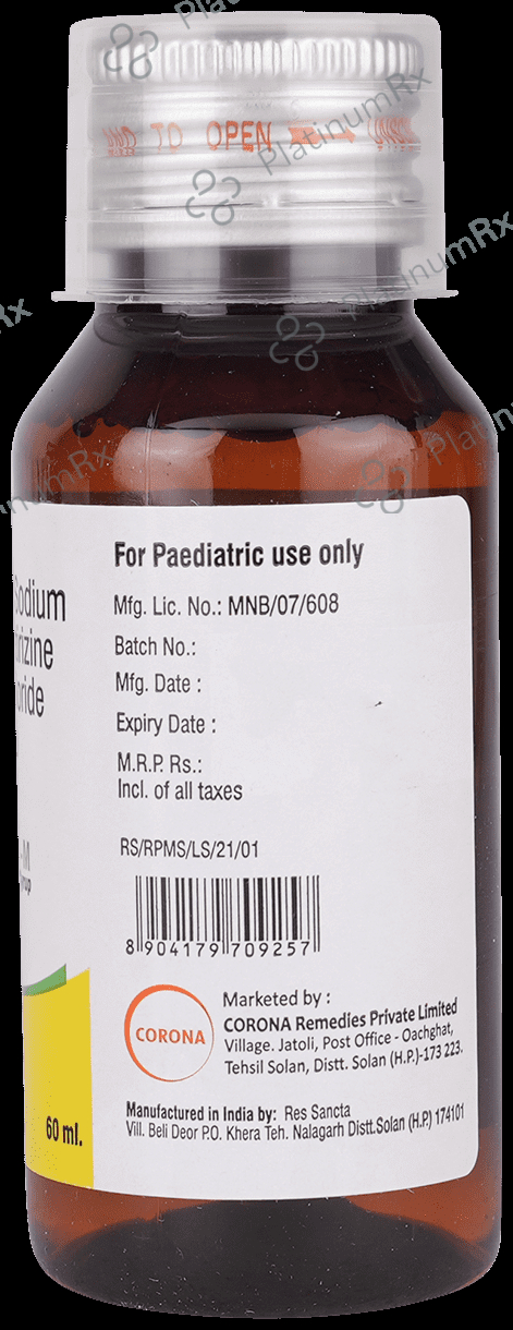 Respicure M 2.5/4mg Syrup 60ml