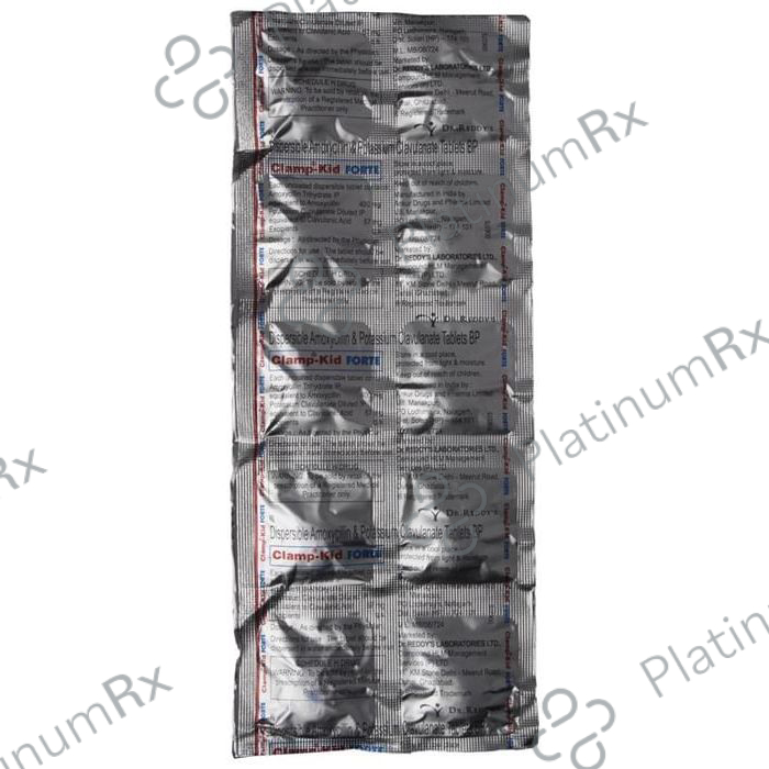 Clamp Kid 400/57mg Forte Tablet 10s