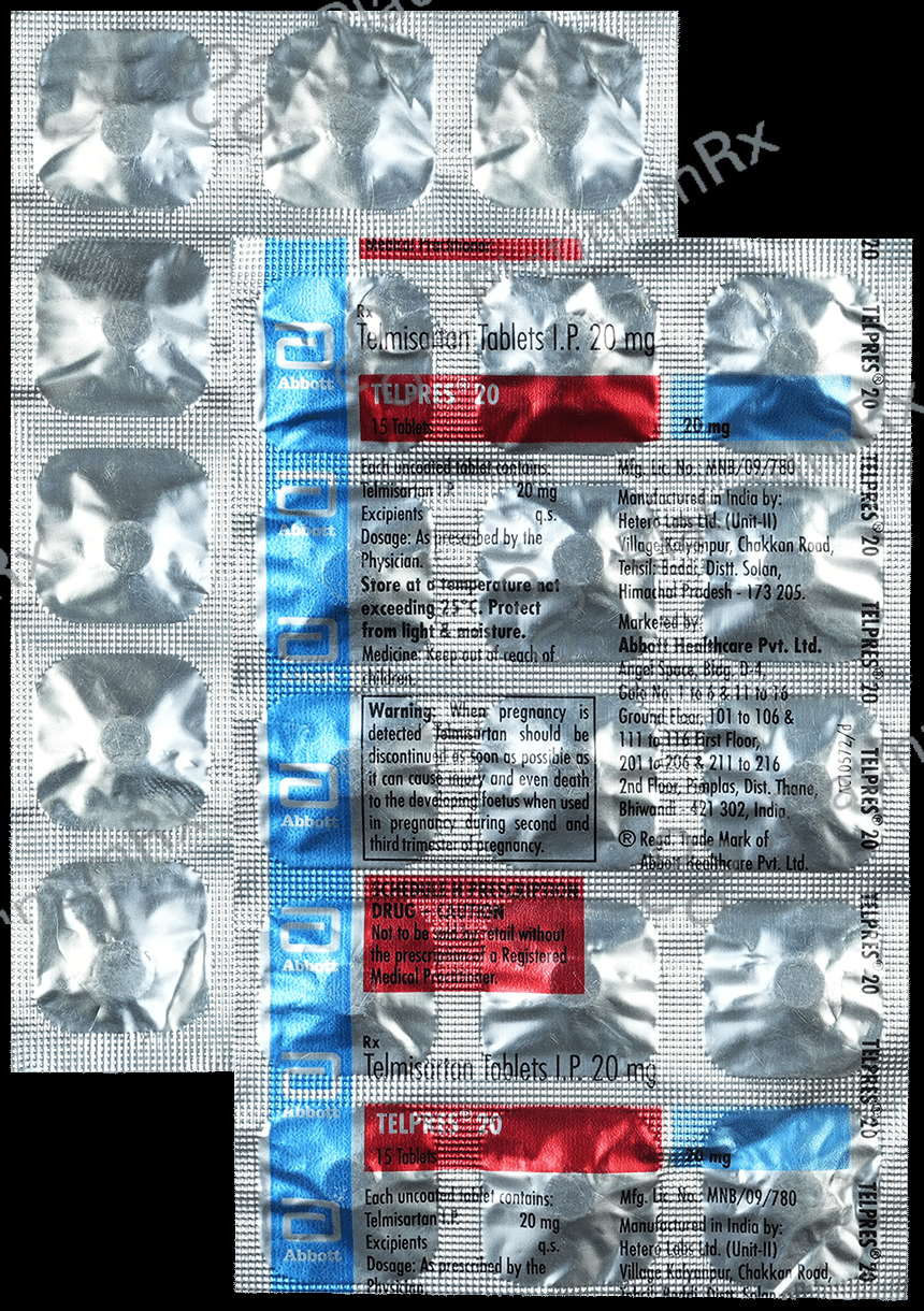 Telpres 20mg Tablet 15s