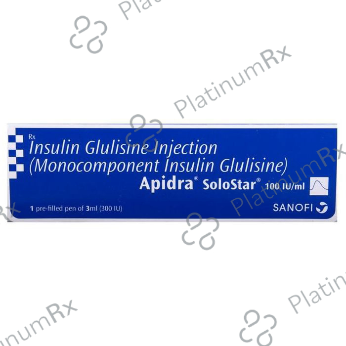 Apidra Solostar (100 IU/ml) (1*3ml Pen)