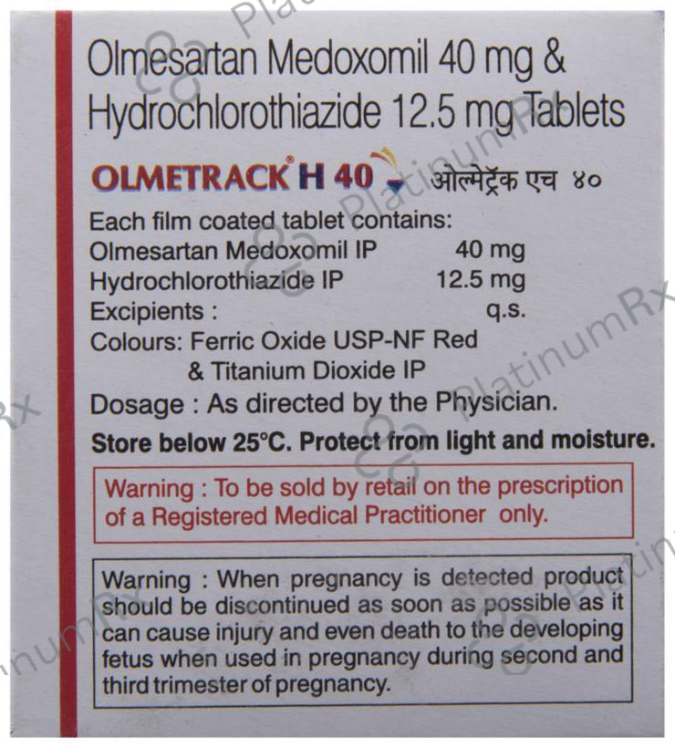 Olmetrack H 40 Tablet 10s