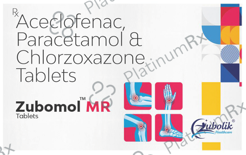 Zubomol MR 100mg/325mg/250mg Tablet