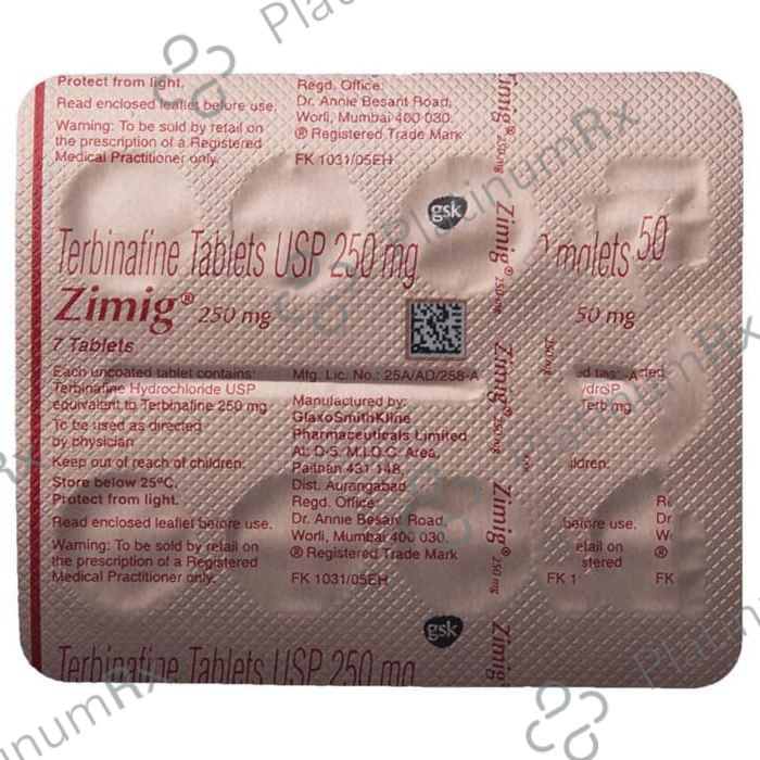 Zimig 250mg Tablet 7s