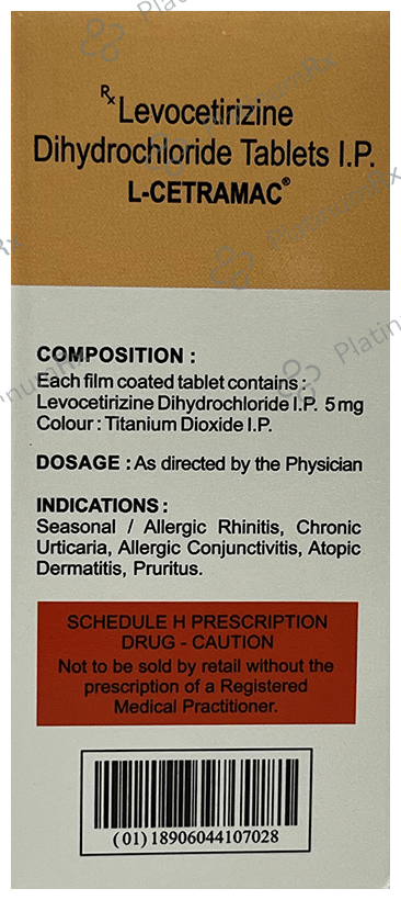 L Cetramac 5mg Tablet