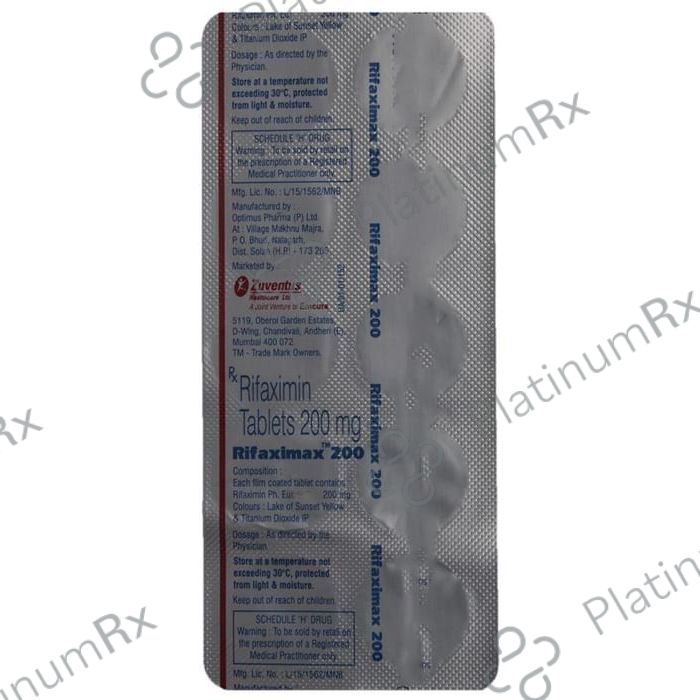 Rifaximax 200 Tablet