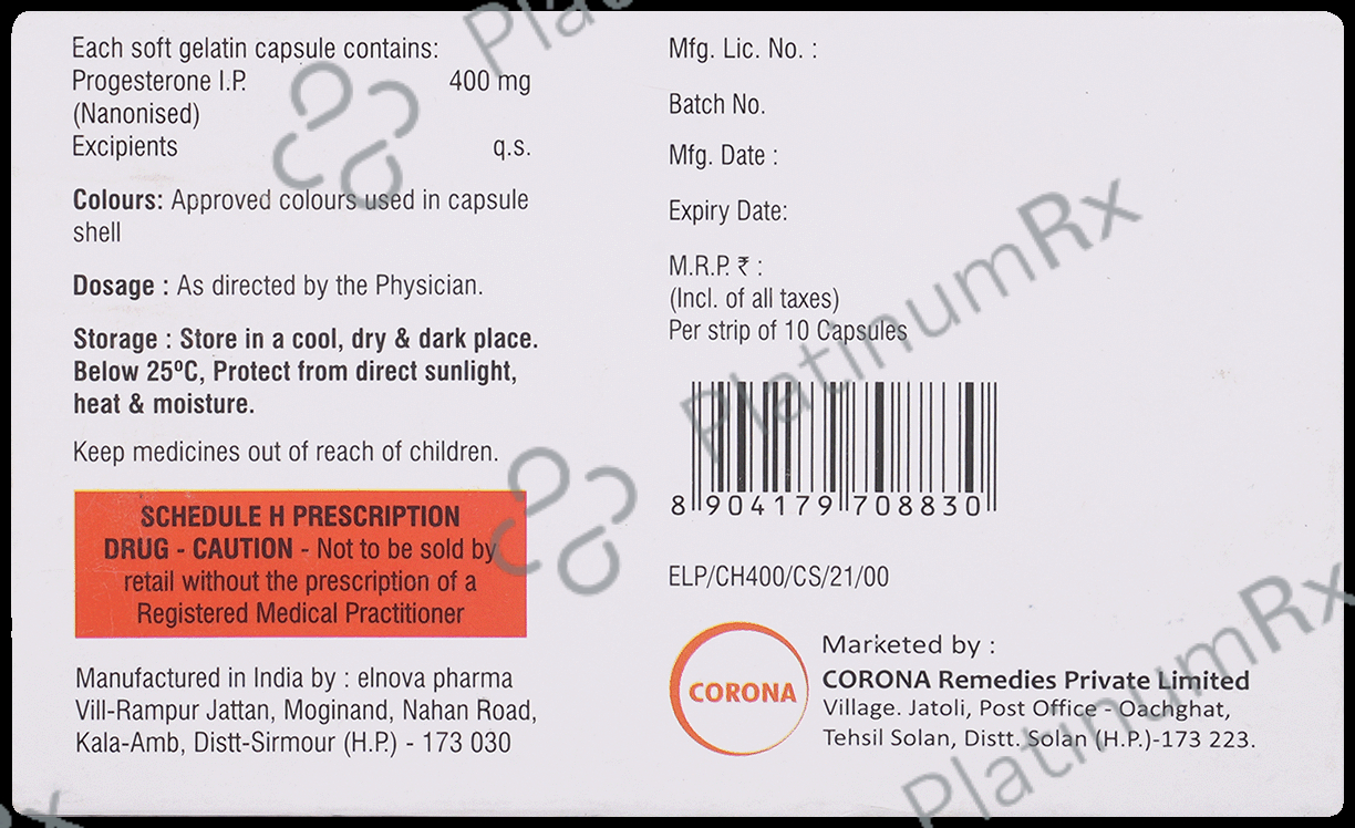 C-Hop 400mg Soft Gelatin Capsule