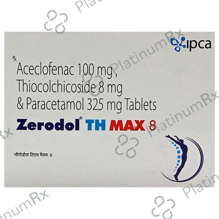 Zerodol TH Max 100/325/8mg Tablet 10s