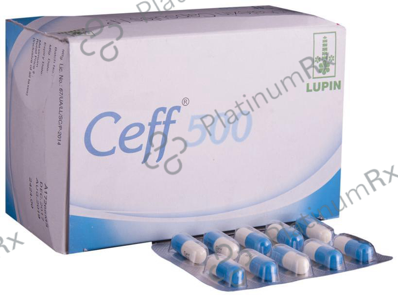 Ceff 500mg Capsule 10s