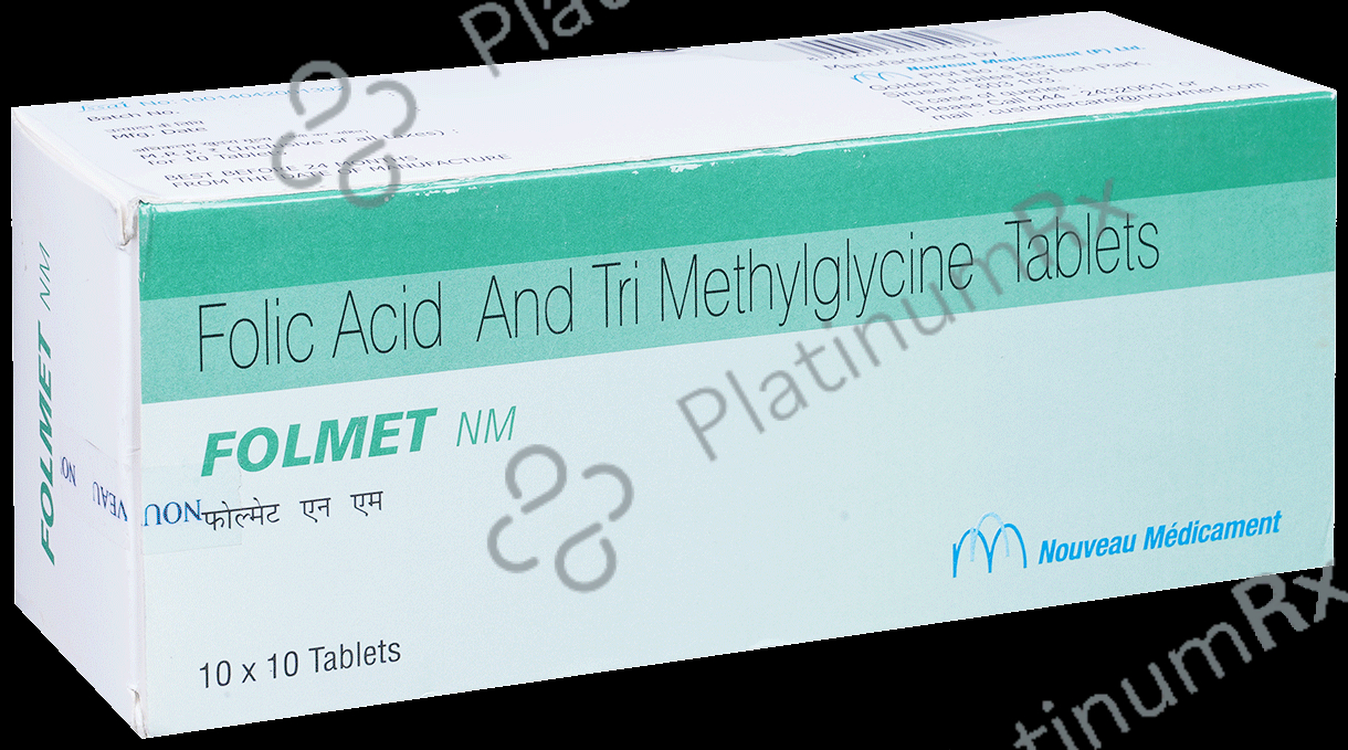 Folmet NM 500mg/500mcg Tablet 10s