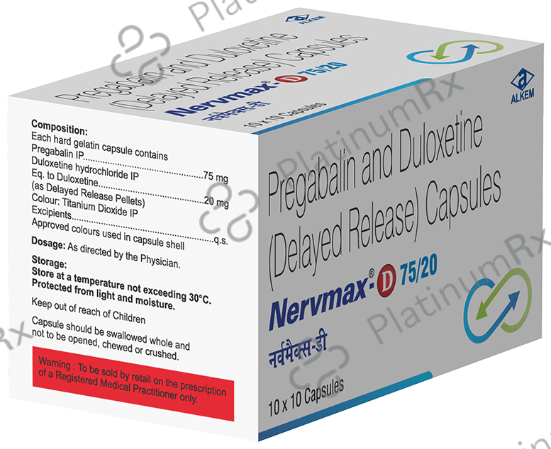 Nervmax-D 75/20 Capsule DR