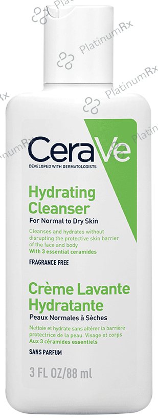 CeraVe Hydrating Cleanser For Normal & Dry Skin 88 ml
