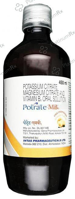 Potrate-MB6 Oral Solution Orange 450 Oral Solution