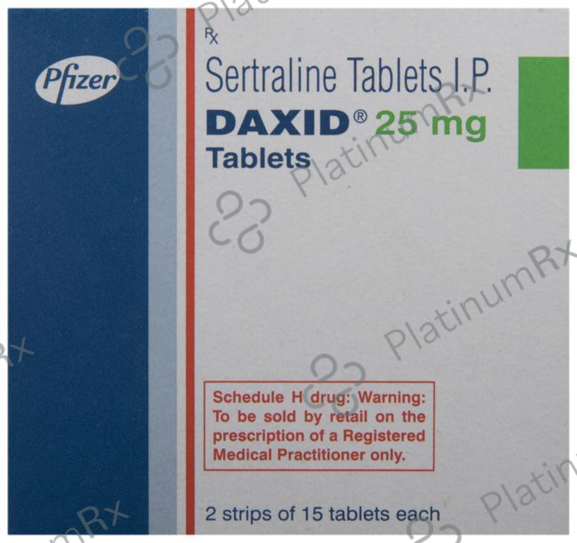 Daxid 25mg Tablet 15s