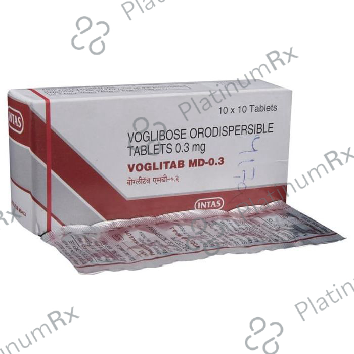Voglitab MD 0.3mg Tablet 10s