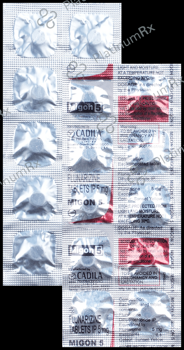 Migon 5mg Tablet 10s