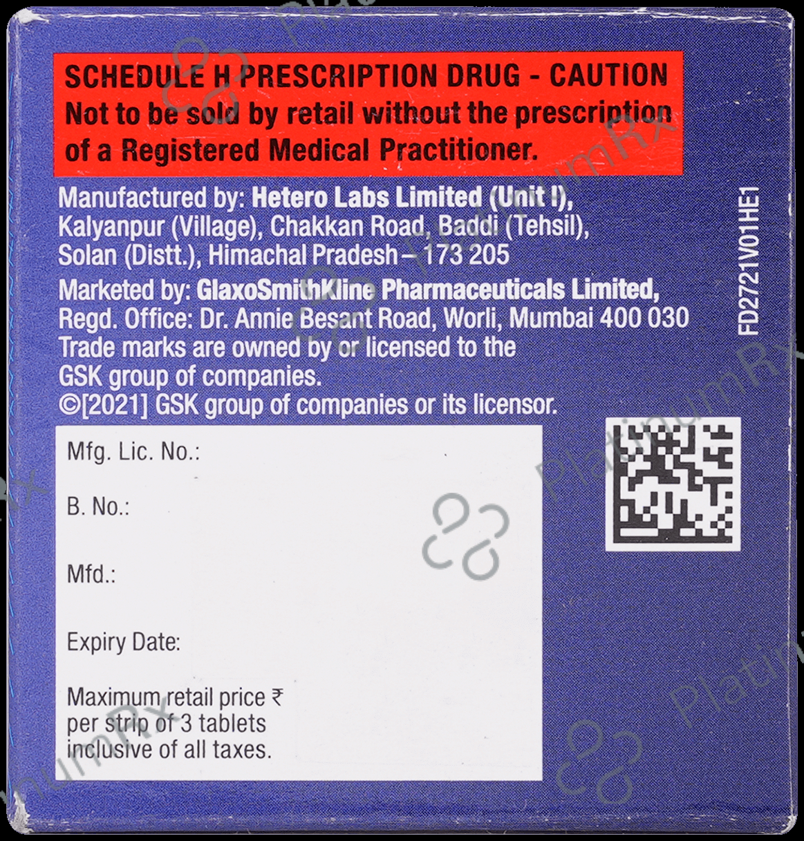 Zimivir 500mg Tablet 3s